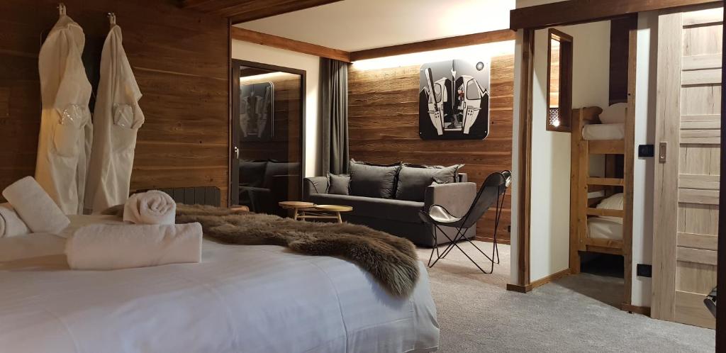 Chalet Marano Restaurant Spa hotel pied des pistes