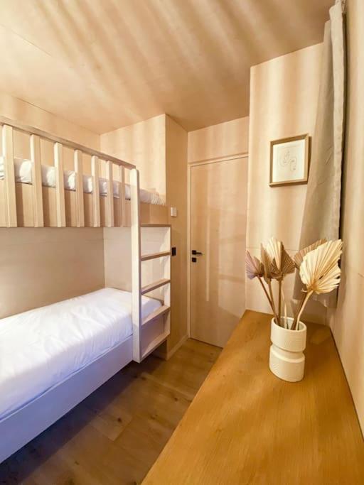 Chalet Meleze skis aux pieds Alpes Sainte Foy station 1550 chalet pied des pistes 13