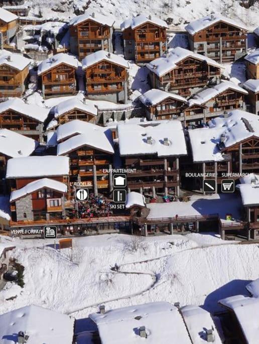 Chalet Meleze skis aux pieds Alpes Sainte Foy station 1550 chalet pied des pistes 5