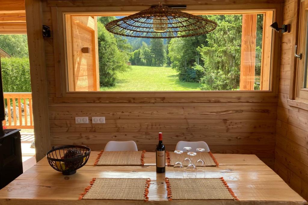 Chalet Mitoyen pour 8 avec BALCON et JARDIN chalet pied des pistes 3