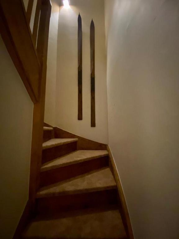 Chalet Mont Blanc Arc 1950 Ski in Ski out 2 bed duplex sleeps 8 appartement pied des pistes 10