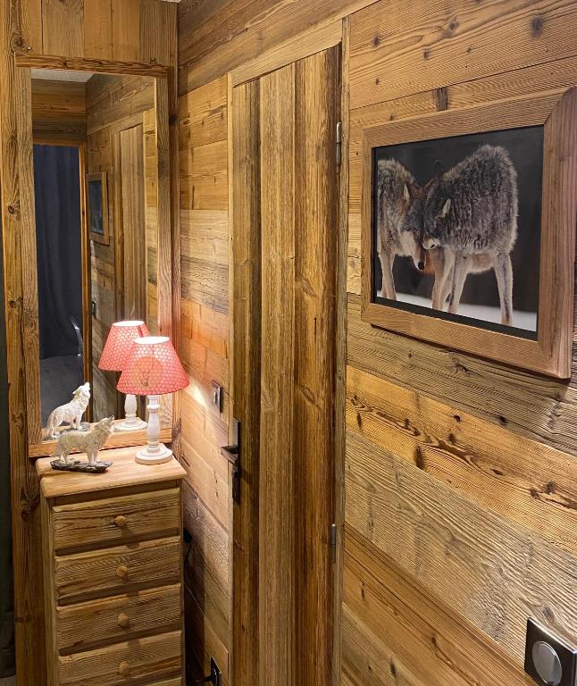 Chalet Olympie Appartement avec balcon et vue montagne ski aux pieds Meribel Mottaret appartement pied des pistes 13