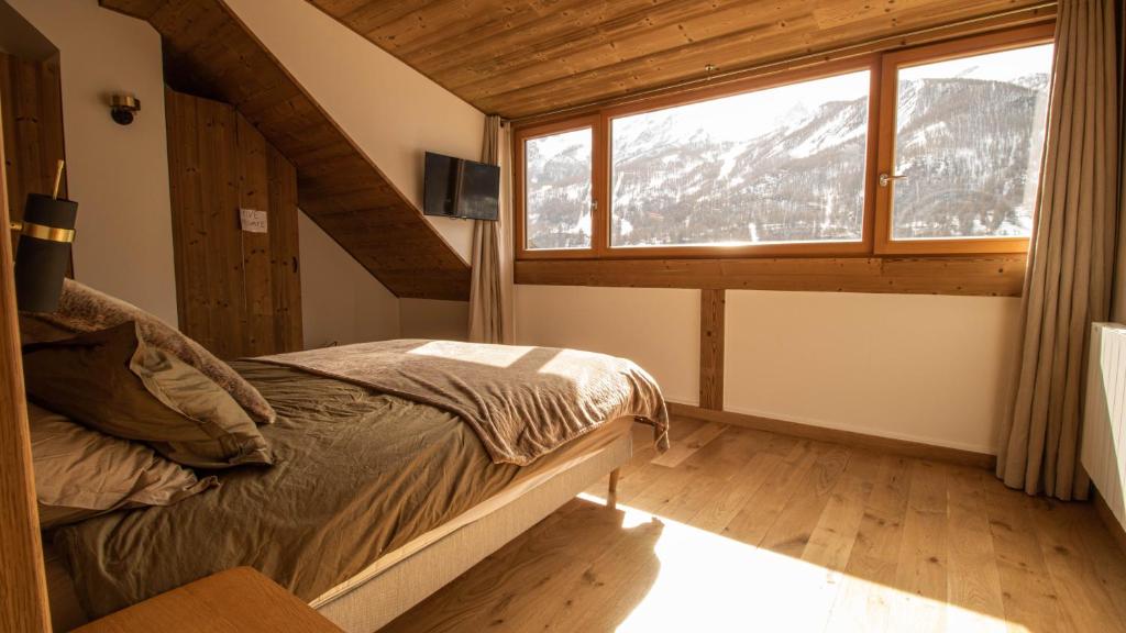 Chalet Peak Noir entier 12pers Cosy House Peak Noir for 12people gite pied des pistes 12