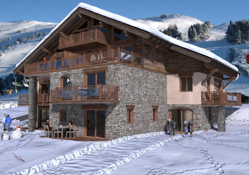 Chalet Skiopied appartement pied des pistes 17
