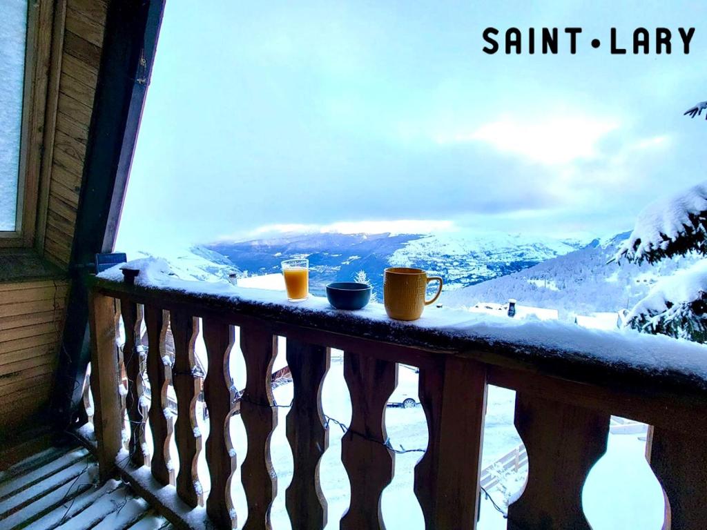 Chalet moderne classe 4 etoiles a St Lary En altitude 100m des pistes chalet pied des pistes 12