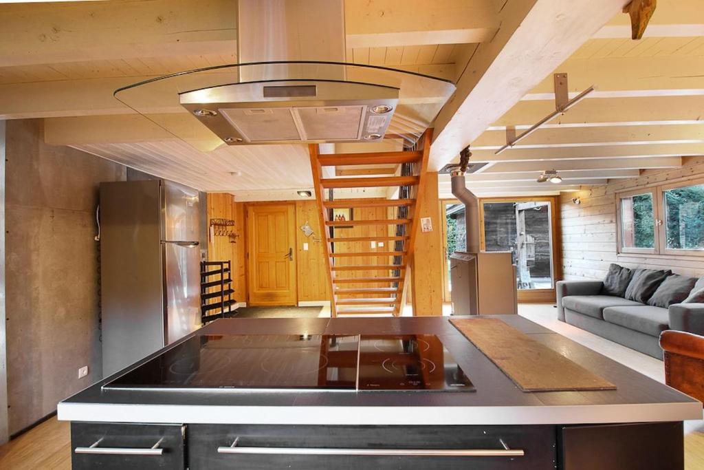 Chalet of the 5 Chardons ski in ski out chalet pied des pistes 15