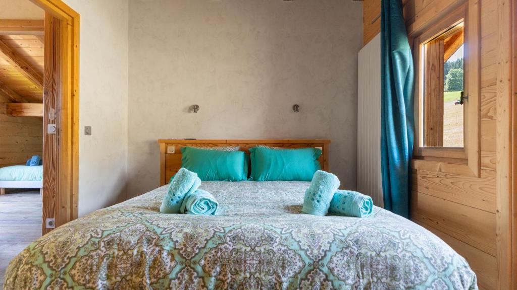 Chalet sur les pistes aux Communailles face au Mont BIanc chalet pied des pistes 19