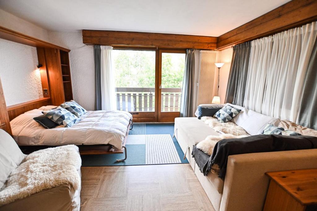 Charmant 50m avec BALCON a Megeve appartement pied des pistes 1
