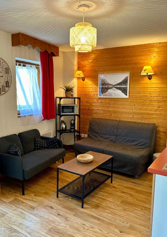 Charmant appartement confortable pour 6 personnes 40m2 pied pistes wifi parking appartement pied des pistes