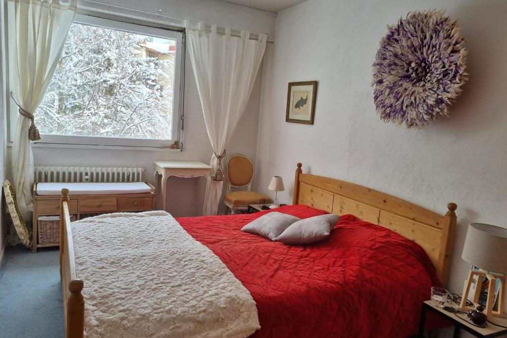 Charmant appt avec BALCON et PISCINE a Argentiere appartement pied des pistes 5