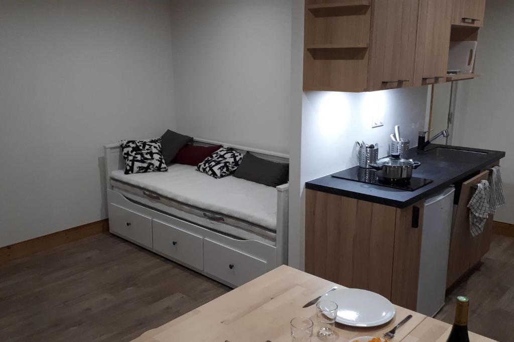 Charming Studio With Balcony appartement pied des pistes 1