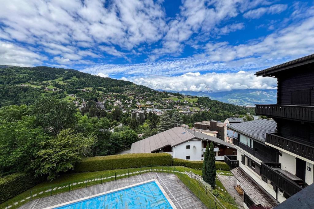 Comfortable studio with pool and view appartement pied des pistes 10