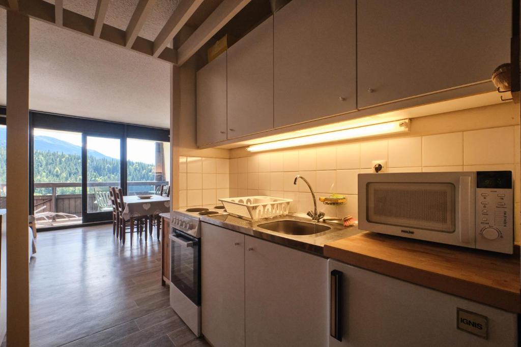 Cosy and nice view on mountains appartement pied des pistes 13