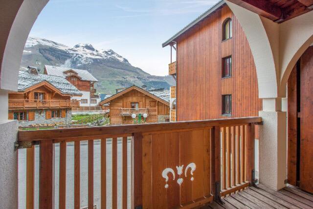 Cosy central Studio with a view balcony 20m2 4ppl appartement pied des pistes 5