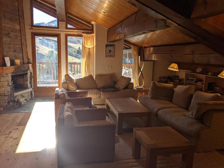 Duplex 170m2 avec terrasse vue domaine skiable ARCS2000 appartement pied des pistes 11