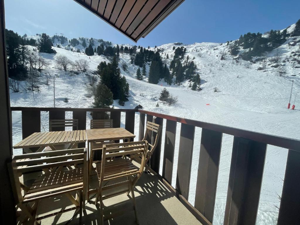 Duplex Plein sud Pied des pistes 50m2 Mottaret appartement pied des pistes 16