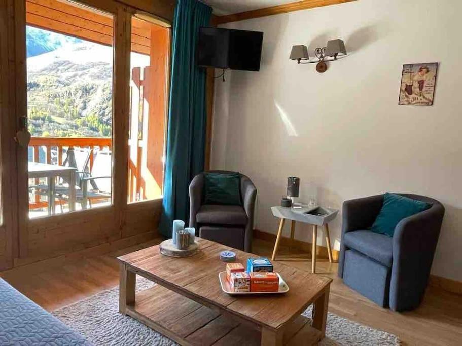 Duplex T3 ski aux pieds plein sud Piscine appartement pied des pistes 17