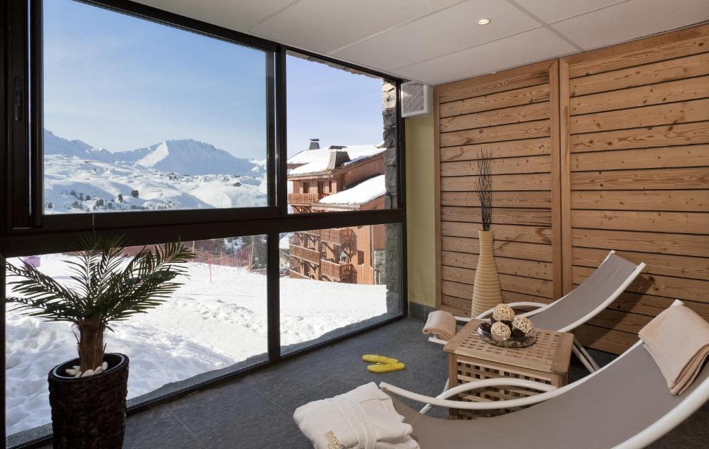 Duplex skis aux pieds Belle Plagne appartement pied des pistes 11