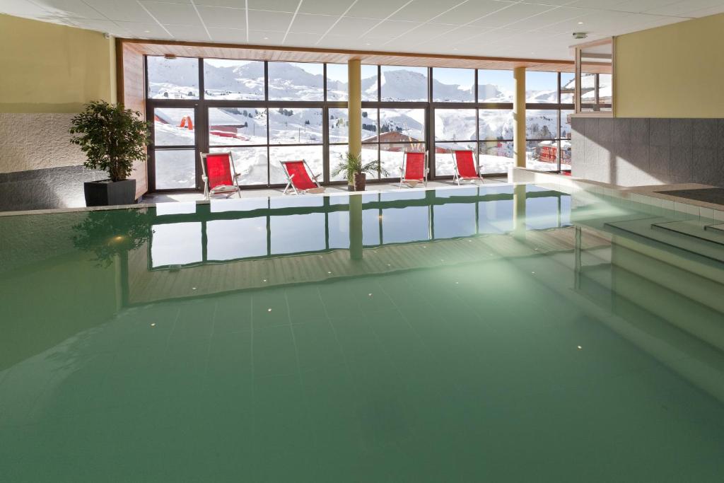 Duplex skis aux pieds Belle Plagne appartement pied des pistes 3