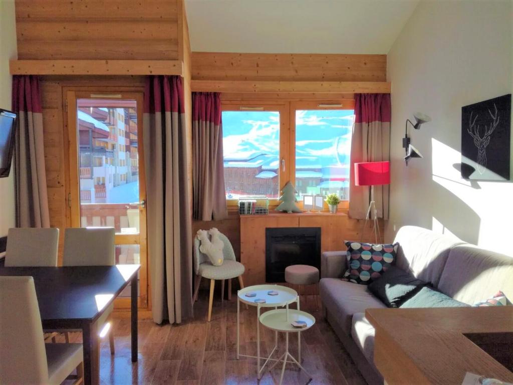 Duplex skis aux pieds Belle Plagne appartement pied des pistes 5
