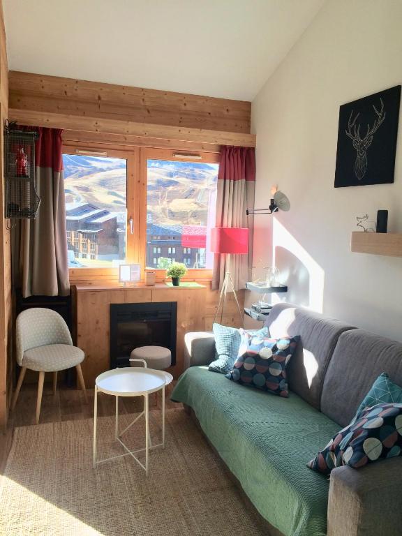 Duplex skis aux pieds Belle Plagne appartement pied des pistes 9