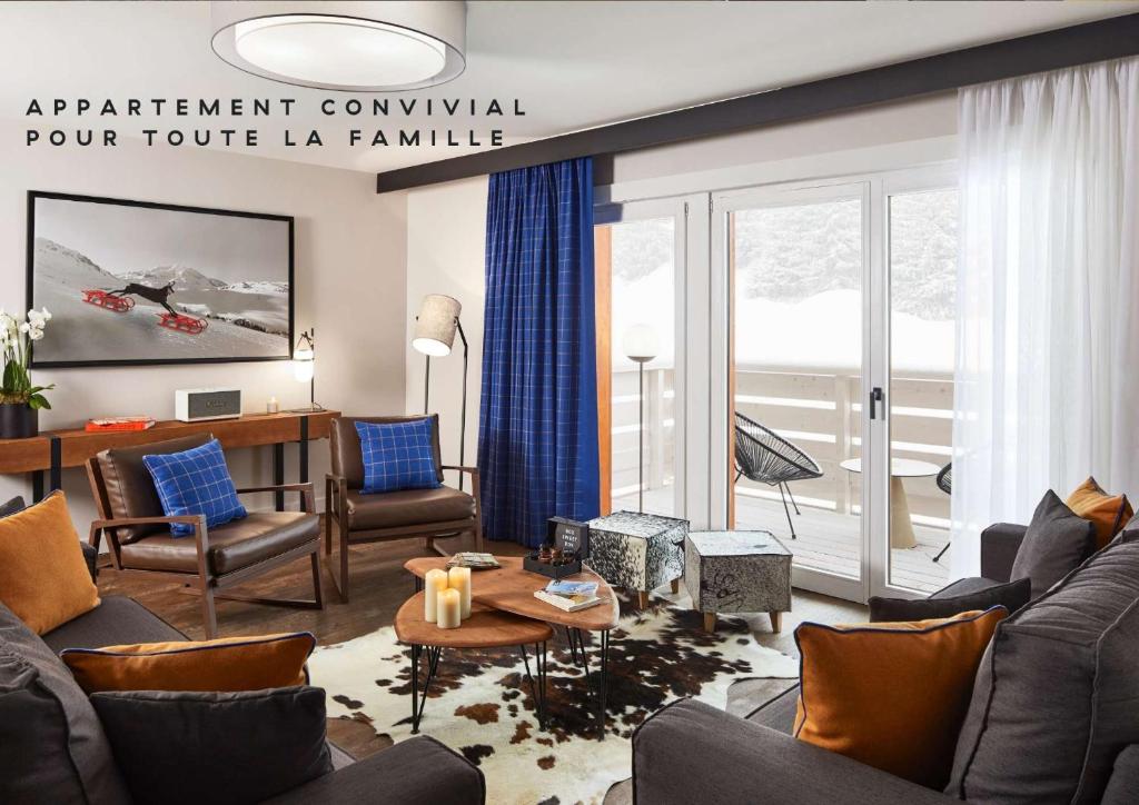 Ecrin Blanc Resort Courchevel Aquapark hotel pied des pistes 19