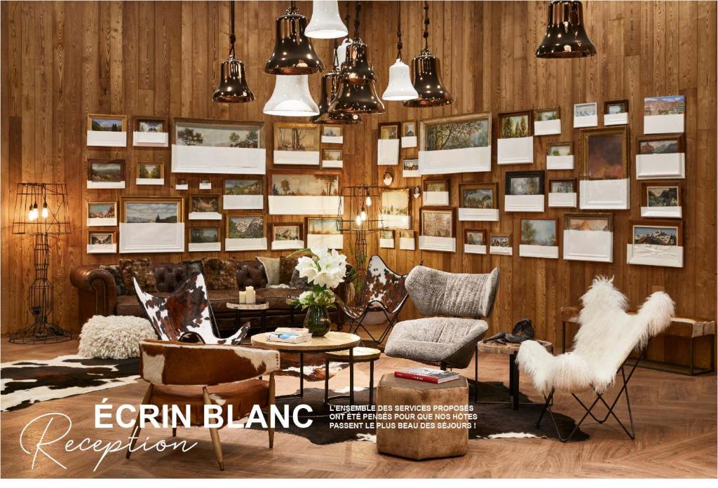 Ecrin Blanc Resort Courchevel Aquapark hotel pied des pistes 8
