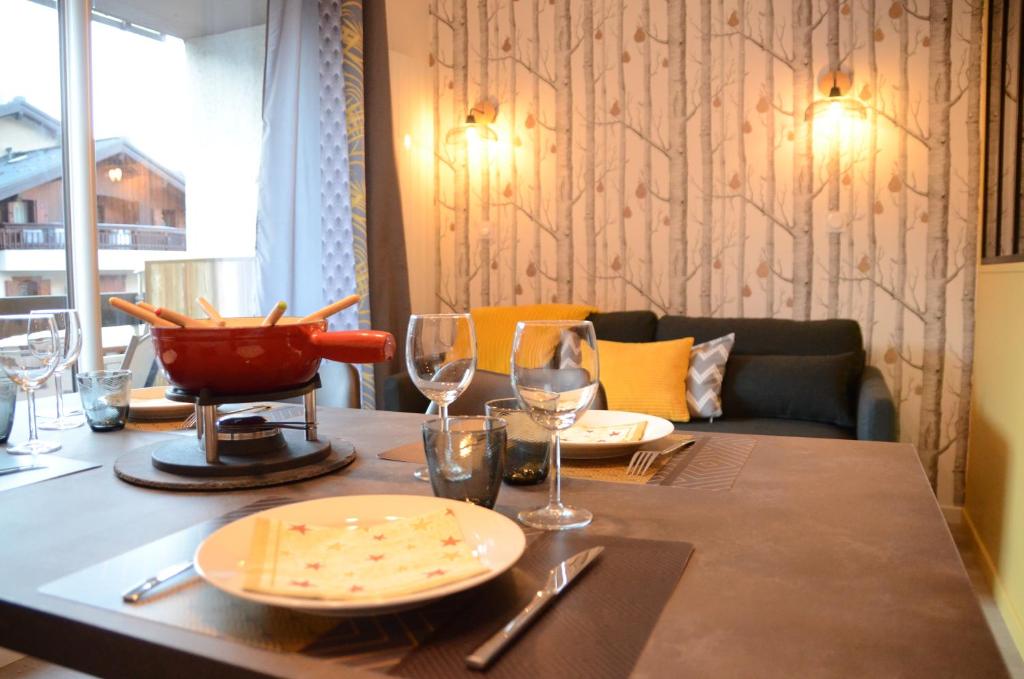 Elegant et moderne au pied du Mont Blanc appartement pied des pistes 3