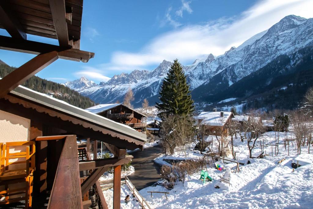 Family Apt With Superb View On The Mont Blanc appartement pied des pistes 11