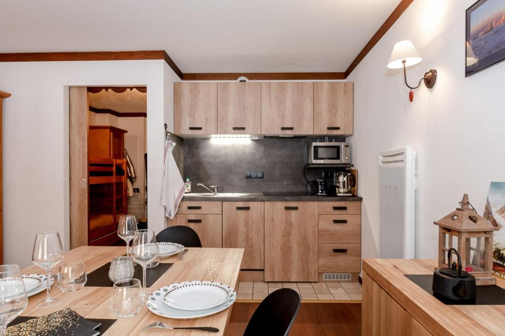 Family Apt With Superb View On The Mont Blanc appartement pied des pistes 5
