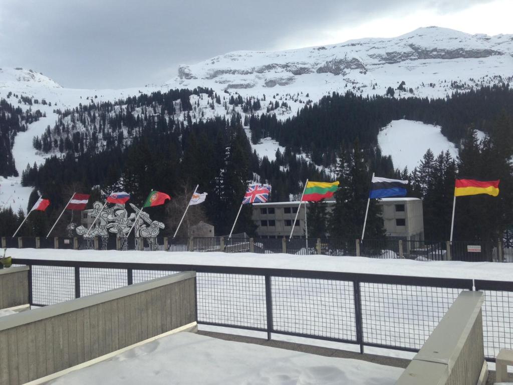 Flaine Forum H1 Cassiopee Mezzanine Terrasse appartement pied des pistes 17