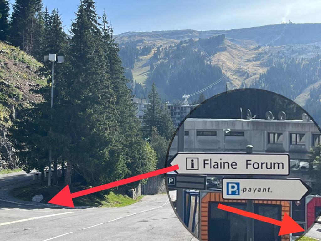 Flaine Forum H1 Cassiopee Mezzanine Terrasse appartement pied des pistes 18