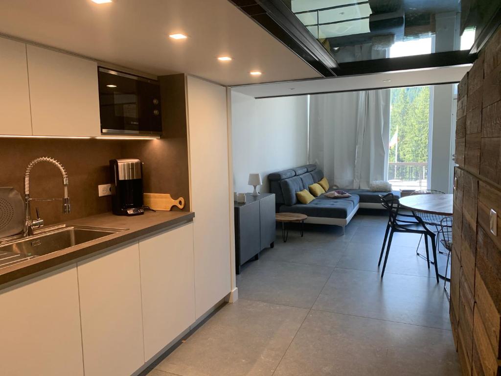 Flaine Forum H1 Cassiopee Mezzanine Terrasse appartement pied des pistes 3