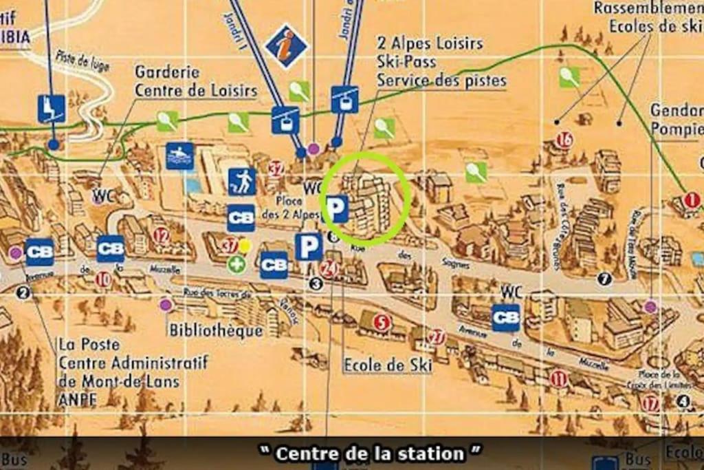 Grand studio 2 Alpes hypercentre pied des pistes appartement pied des pistes 11