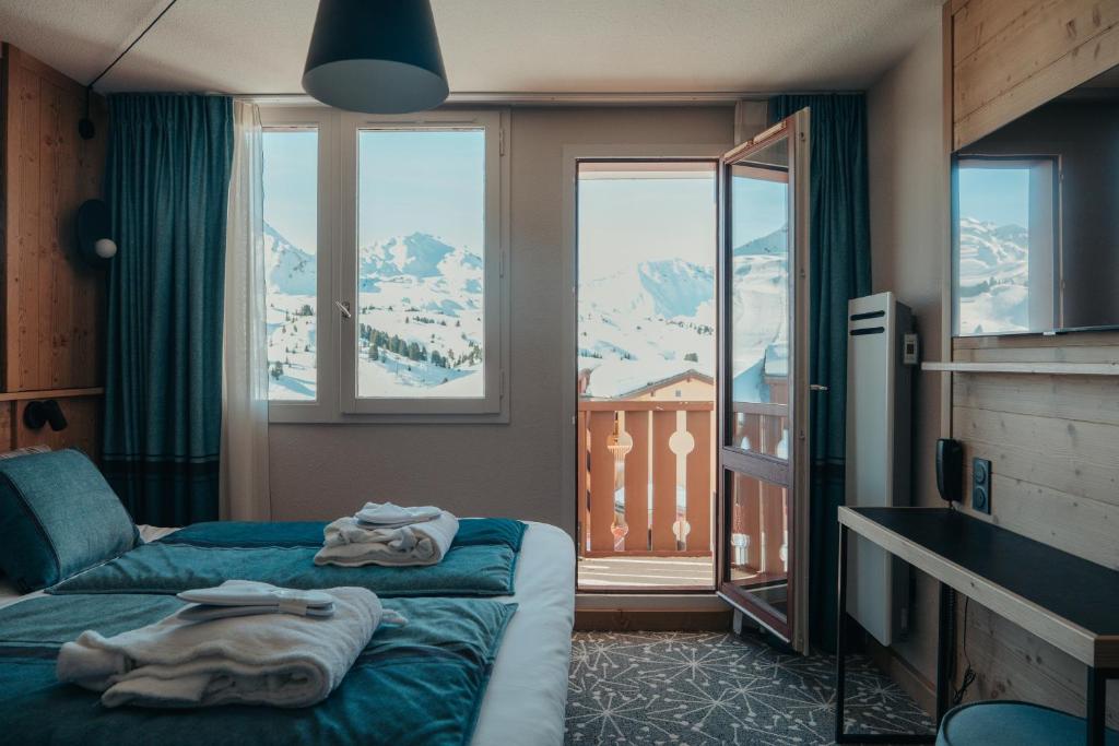 Hotel LEden des Cimes Vacances Bleues Belle Plagne 2100 hotel pied des pistes 19