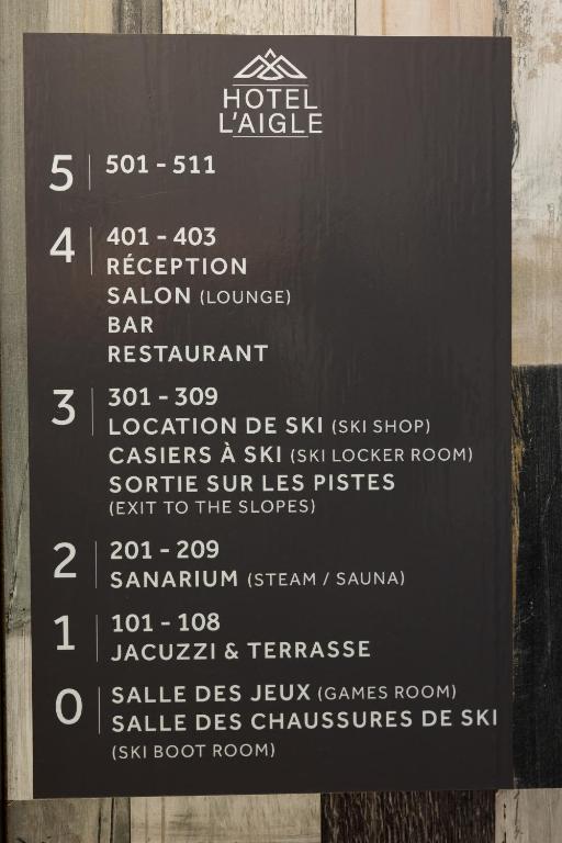 Hotel lAigle hotel pied des pistes 19