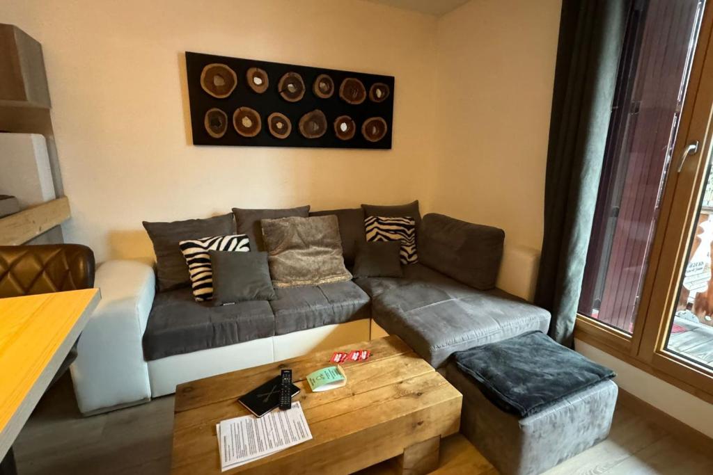 In The City Center With A View Of Mont Blanc appartement pied des pistes 3