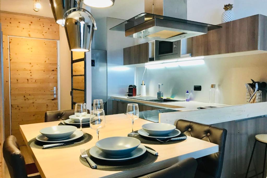 In The City Center With A View Of Mont Blanc appartement pied des pistes