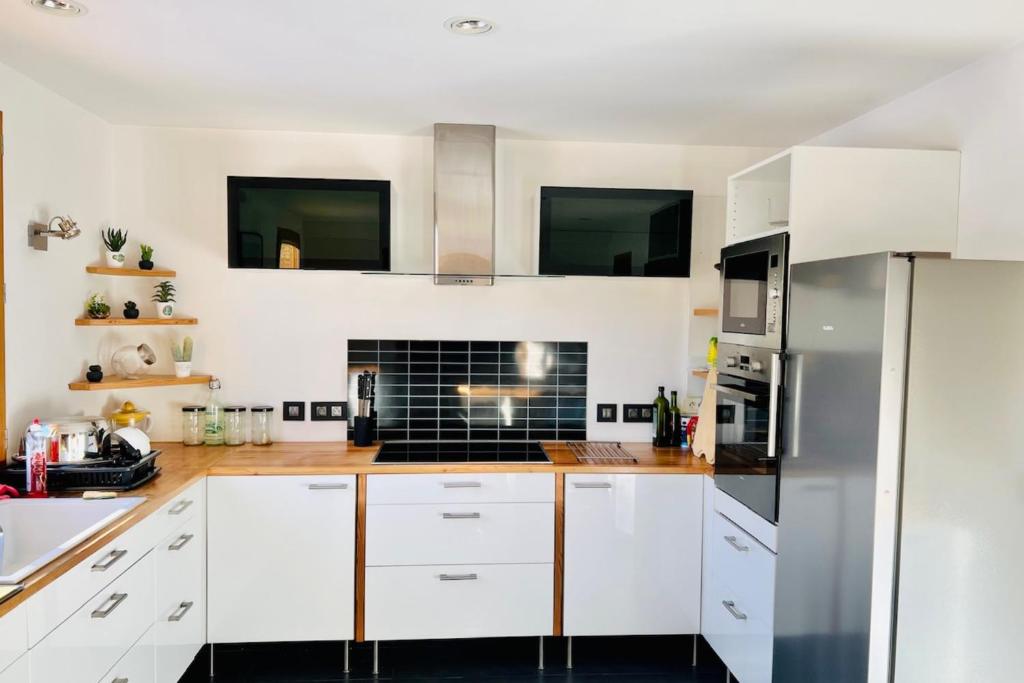 Joli triplex avec jardin et vue gite pied des pistes 18