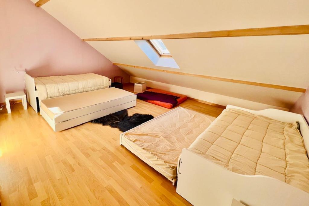 Joli triplex avec jardin et vue gite pied des pistes 19