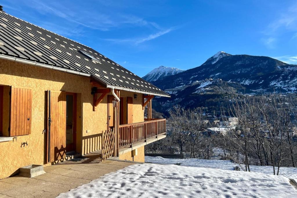 Joli triplex avec jardin et vue gite pied des pistes 5
