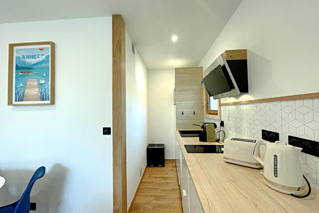 LAlbigny Lovely Studio 150 m beach appartement pied des pistes 5