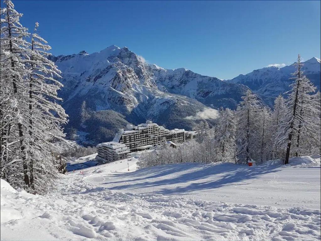 LES PETITS ETERLOUS Appartement T3 36m2 a Puy St Vincent 1800 Alpes du sud 6 personnes parking prive couvert appartement pied des pistes 19