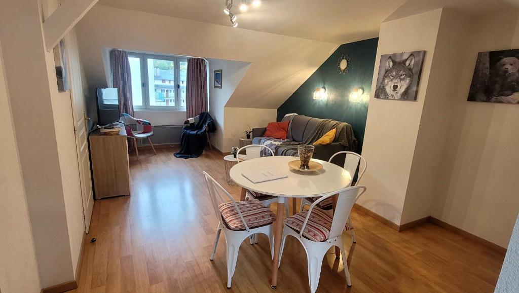 LEsquiros studio centre Luchon casier a skis wifi ascenseur 3 personnes appartement pied des pistes 15