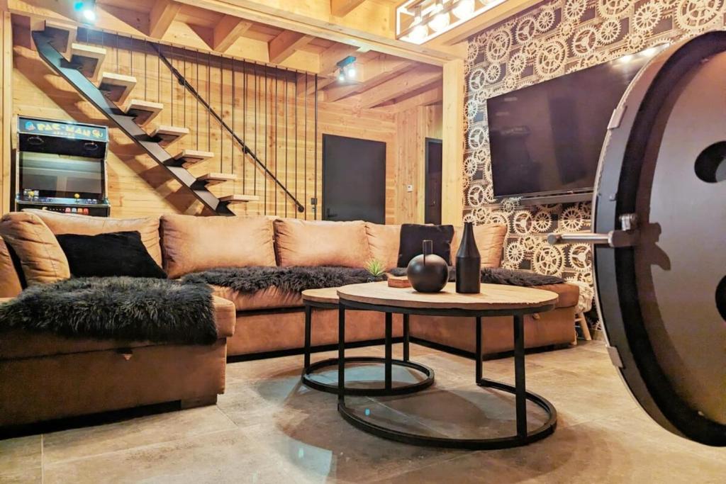La Fleche 1 Chalet Standing Jacuzzi Privatif chalet pied des pistes 15