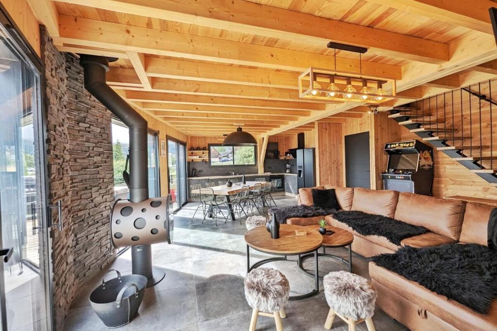 La Fleche 1 Chalet Standing Jacuzzi Privatif chalet pied des pistes 6