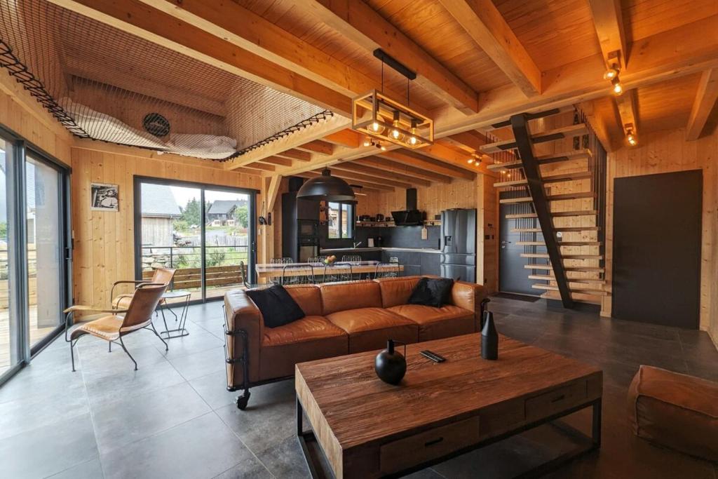 La Fleche 2 Chalet Standing Jacuzzi Privatif gite pied des pistes 16