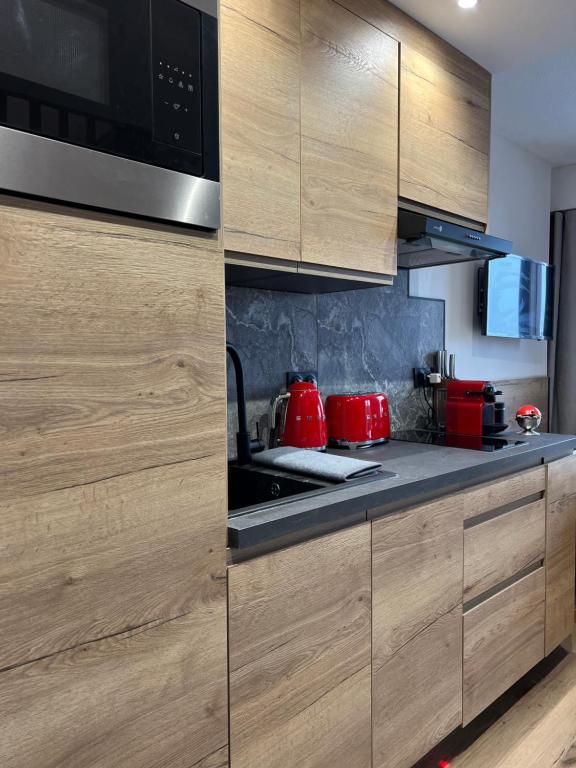 La Marmotte Duplex 4 p. entierement renove avec vue magnifique appartement pied des pistes 7