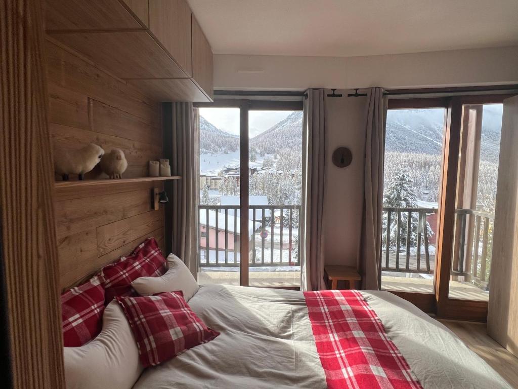 La Marmotte Duplex 4 p. entierement renove avec vue magnifique appartement pied des pistes
