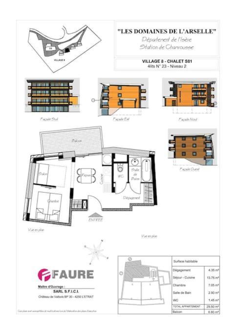 La Parenthese Chamroussienne Proche pistes de ski appartement pied des pistes 17